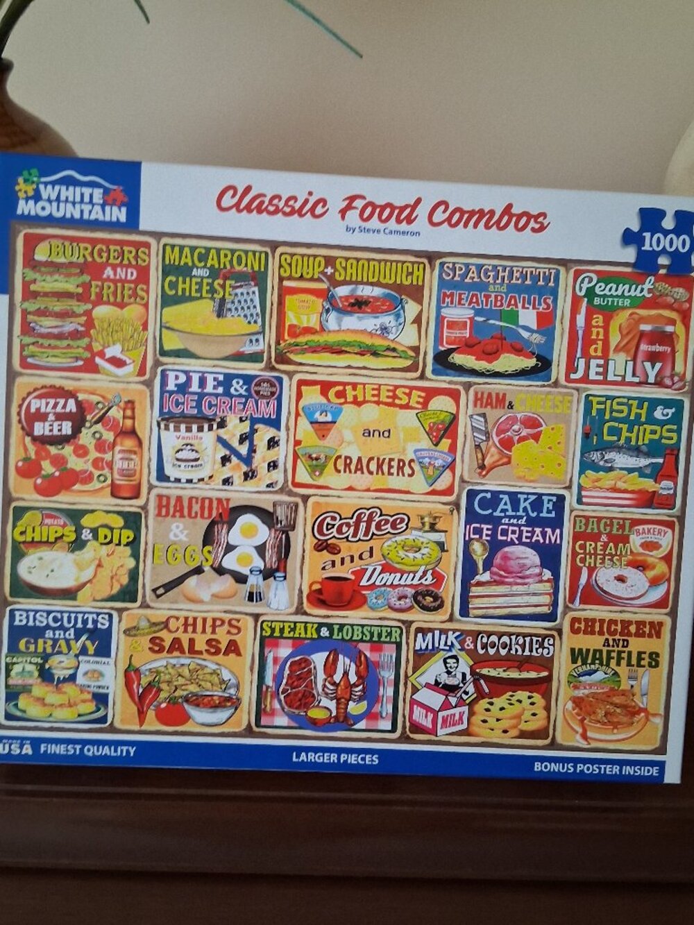 Jigsaw Puzzle - Classic Food Combos 1000 Pieces